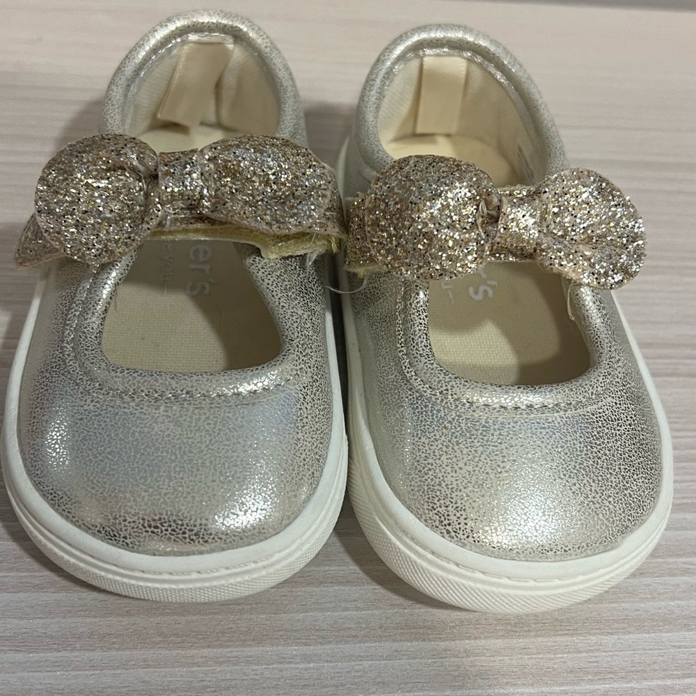 Carter’s Gold Glitter Mary Jane’s